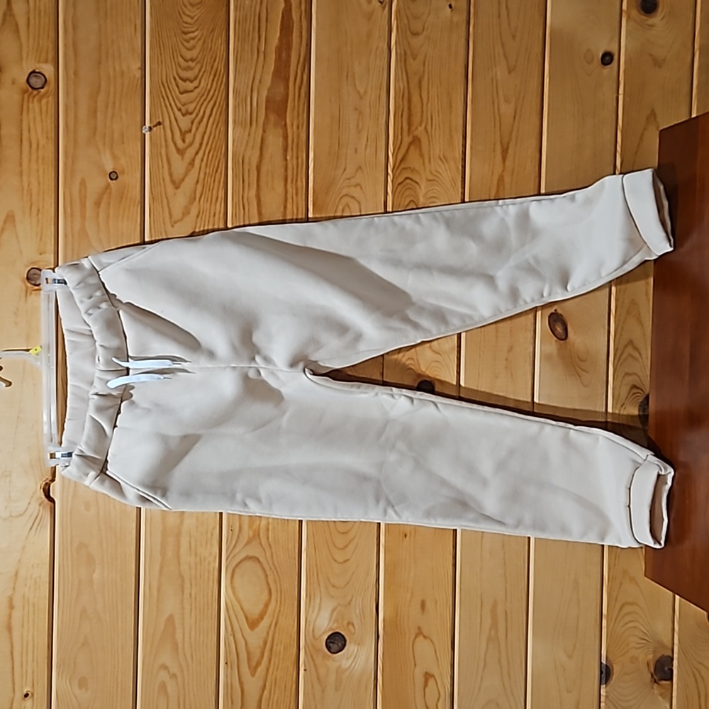 Beige comfy joggers